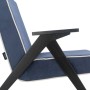 Кресло для отдыха Вест Mebelimpex Венге Verona Denim Blue, кант Verona Light Grey - 00009328 - 5