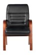 Офисный стул Riva Design Chair RCH М 155 D/B+Чёрная экокожа - 1