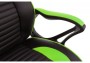 Геймерское кресло Woodville Leon черное / зеленое - 6