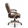 Кресло для руководителя Woodville Palamos коричневое - 2