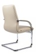 Конференц-кресло Riva Design Pablo-CF C2216-1 светло-бежевая кожа - 4