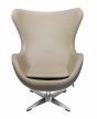 Дизайнерское кресло EGG CHAIR латте - 1