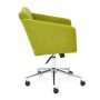 Кресло для персонала TetChair Milan олива флок - 2