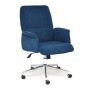 Кресло для персонала TetChair YORK синий флок