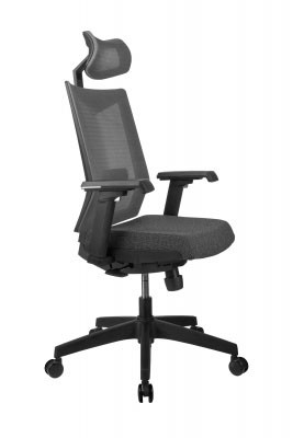 Кресло для персонала Riva Chair RCH Т27H+Серая сетка