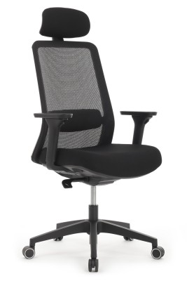 Кресло для персонала Riva Design Chair WORK W-218C черная сетка