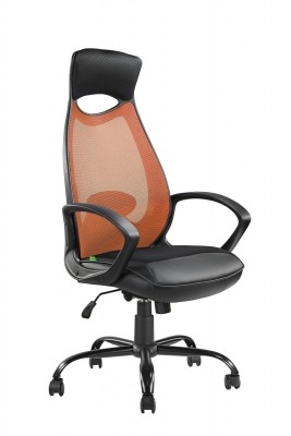 Кресло для персонала Riva Chair RCH 840+Оранжевая сетка